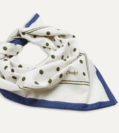 And Green Polka Dot Print Bandana