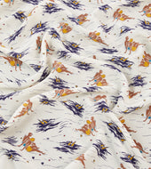 Bathers Print Silk Bandana