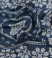 Traditional Print Silk Bandana