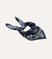 Traditional Print Silk Bandana