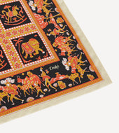 Elephant Print Silk Bandana