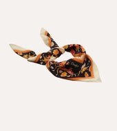 Elephant Print Silk Bandana
