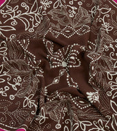 Floral Paisley Print Silk Bandana