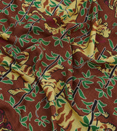 Tigers Print Wool Silk Bandana
