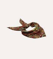 Tigers Print Wool Silk Bandana