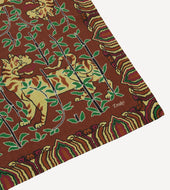 Tigers Print Wool Silk Bandana