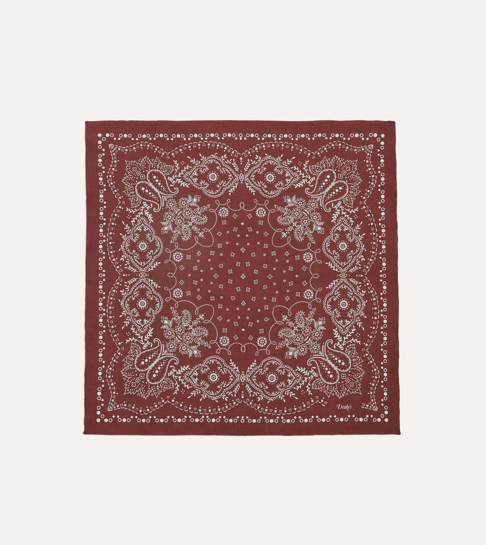 Trad Paisley Print Cotton Bandana