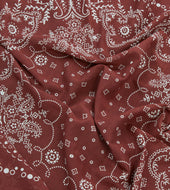 Trad Paisley Print Cotton Bandana