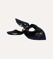 Unicorn Print Wool Silk Bandana