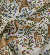 Unicorn Print Wool Silk Bandana