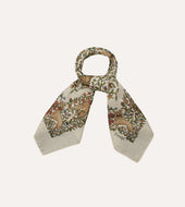 Unicorn Print Wool Silk Bandana