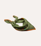 Acrobat Print Wool Silk Bandana