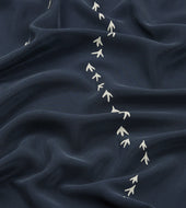 Oyster Catcher Print Silk Bandana