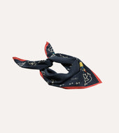 Oyster Catcher Print Silk Bandana