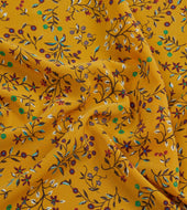 Floral Print Silk Pocket Square