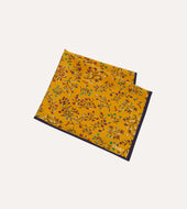 Floral Print Silk Pocket Square