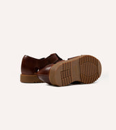 Paraboot Pacific Marron Brown Leather Sandal