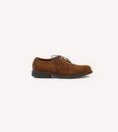 Alden For Drake S Suede Plain Toe Blucher With Double Crepe Sole