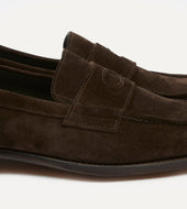 Suede Charles Mk Ii Goodyear Welted Penny Loafer