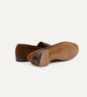 Snuff Suede Charles Mk Ii Goodyear Welted Penny Loafer