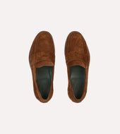 Snuff Suede Charles Mk Ii Goodyear Welted Penny Loafer