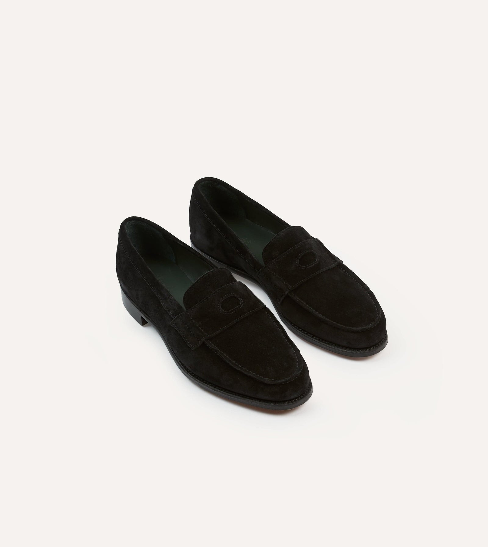 Drake S By A Levine Suede Charles Mk Ii Goodyear Welted Penny Loafer
