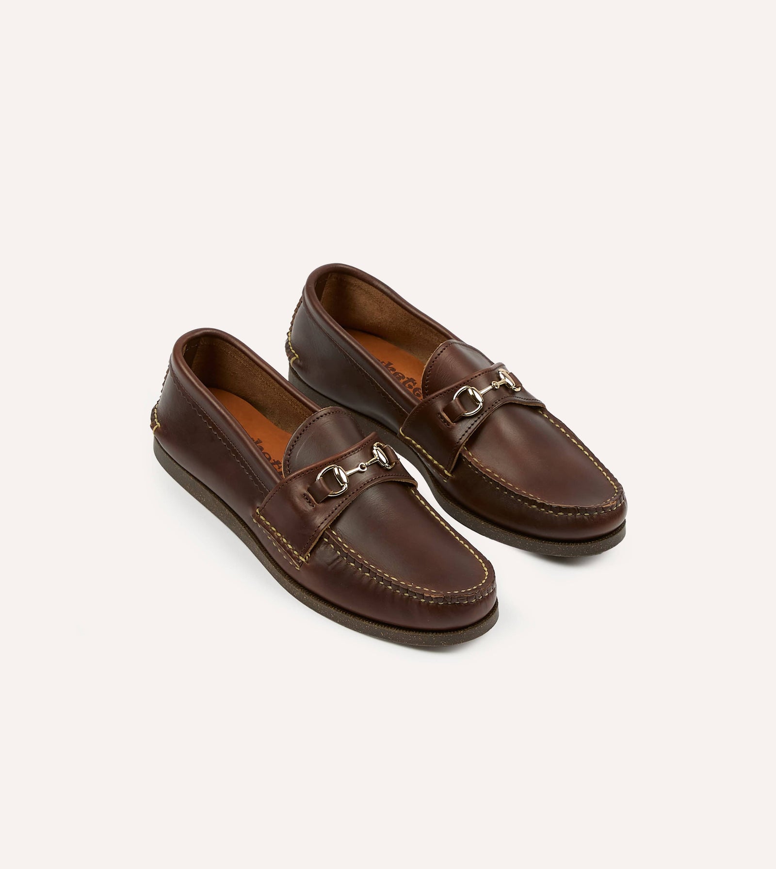 Yuketen Leather Bit Loafer With Camp Sole