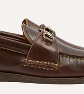 Yuketen Leather Bit Loafer With Camp Sole