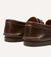 Yuketen Leather Bit Loafer With Camp Sole
