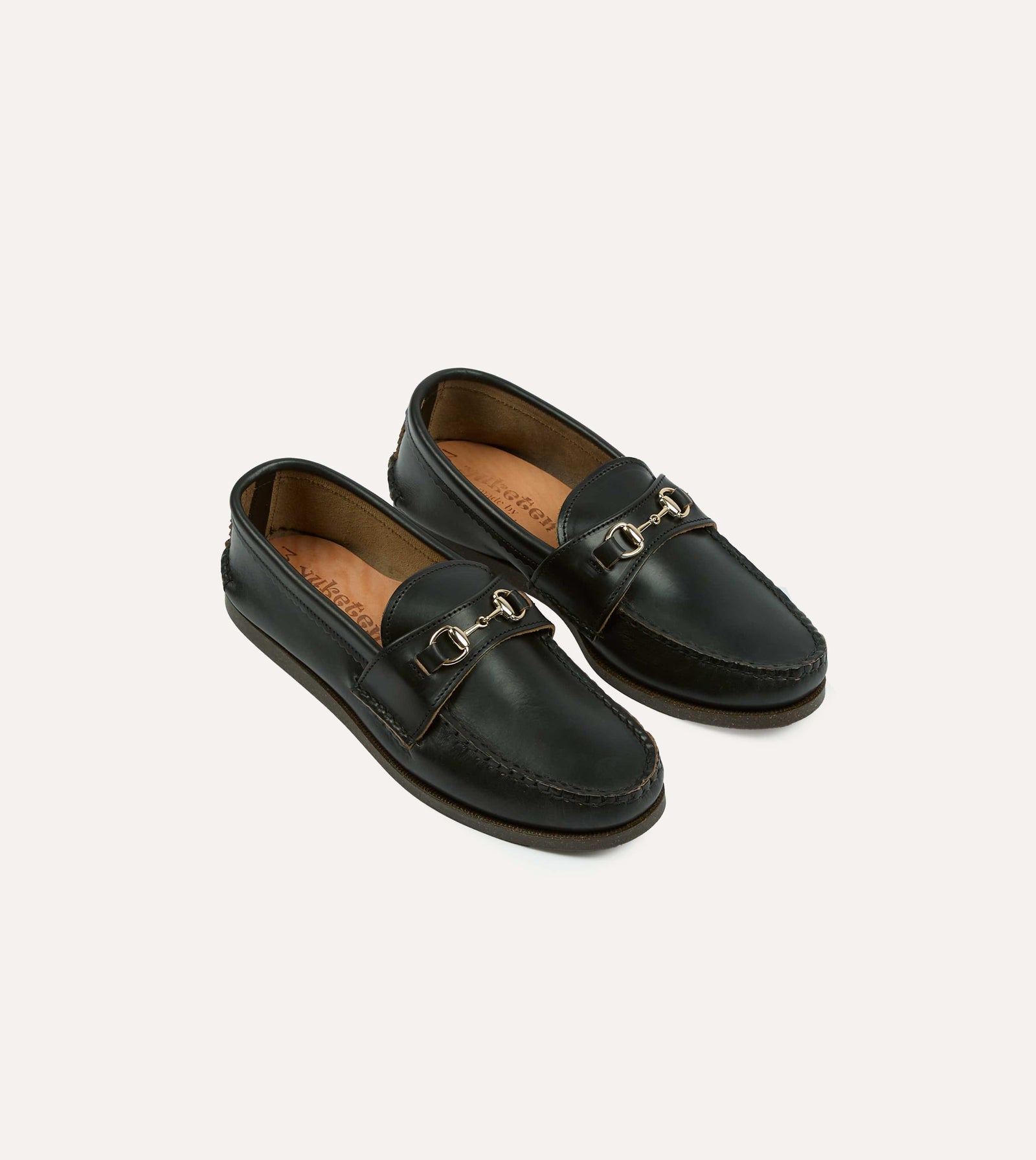 Yuketen Leather Bit Loafer With Camp Sole