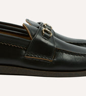 Yuketen Leather Bit Loafer With Camp Sole