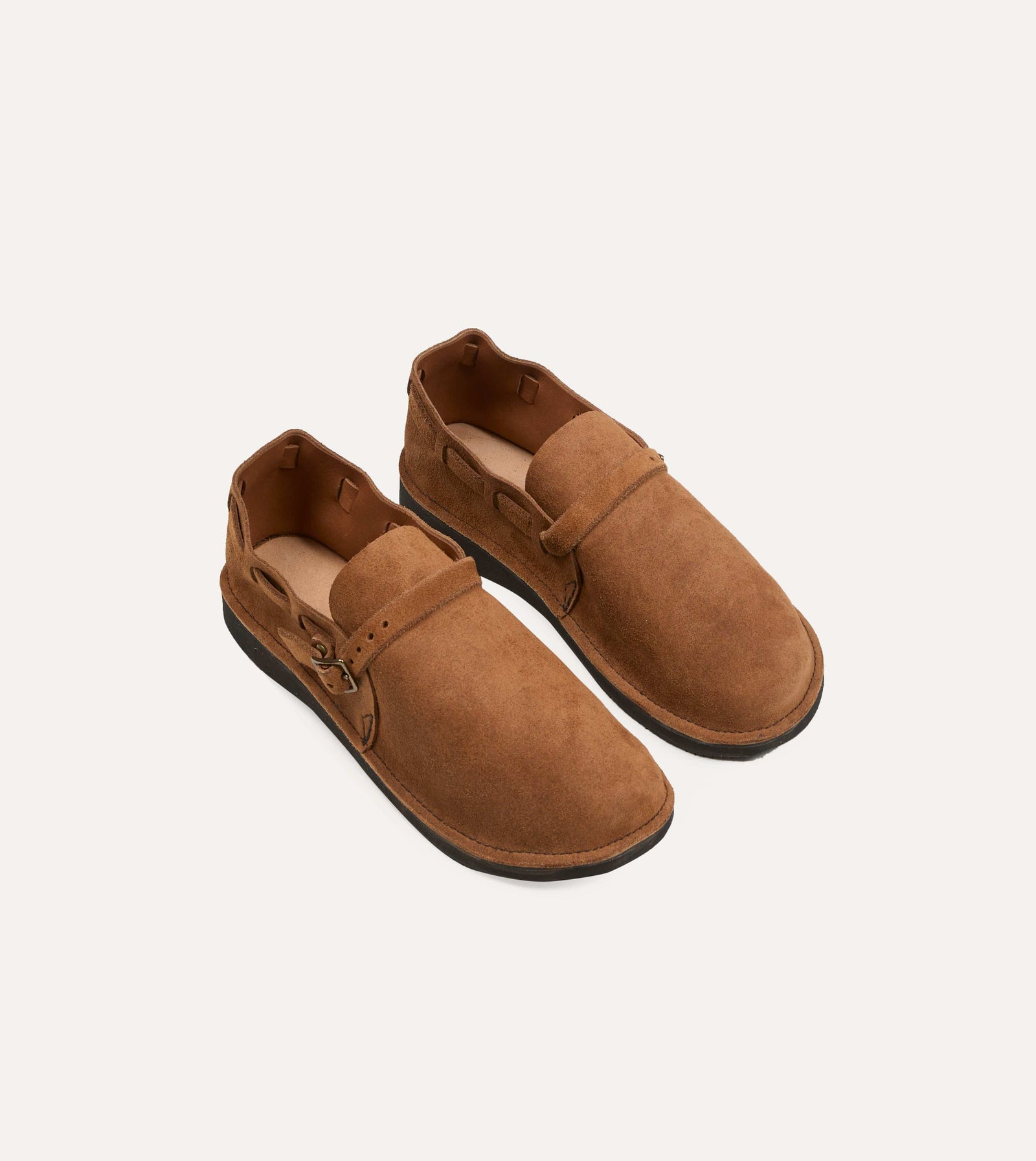 Aurora For Drake S Middle English Snuff Roughout Leather Shoe