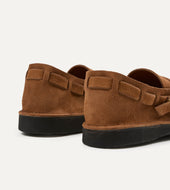 Aurora For Drake S Middle English Snuff Roughout Leather Shoe