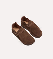 Aurora for Drake's Middle English Brown Roughout Leather Shoe