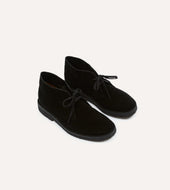 Drake's by A. Levine Clifford Desert Boot Black Suede