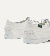 Paraboot Malibu Blanc Deer Leather Boat Shoe