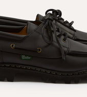 Paraboot Chimey Noir Calf Leather Derby Shoe
