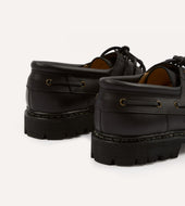 Paraboot Chimey Noir Calf Leather Derby Shoe