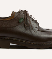 Paraboot Avignon Moka Brown Leather Derby Shoe