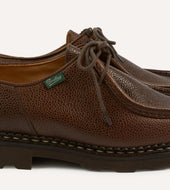 Paraboot Michael Pebble Grain Leather Derby Shoe