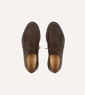 Paraboot Arles Marron Nubuck Leather Derby Shoe