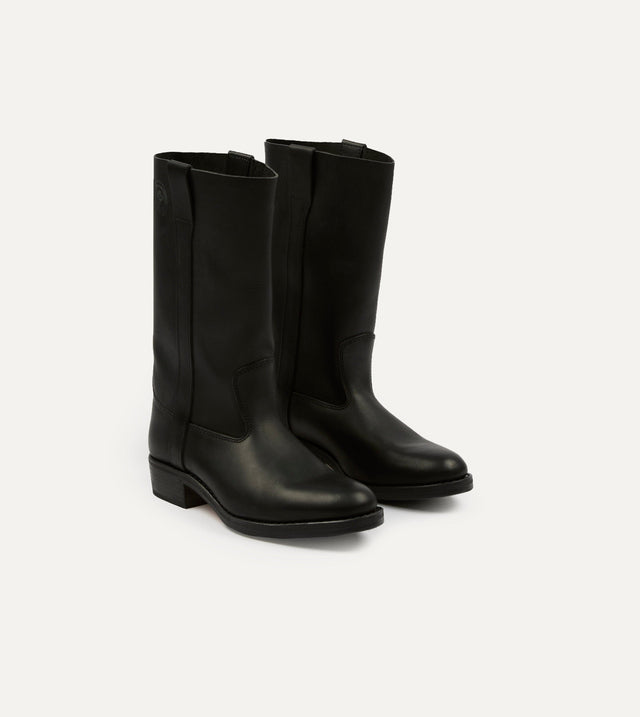 La Botte Gardiane Camarguaise Black Leather Boots