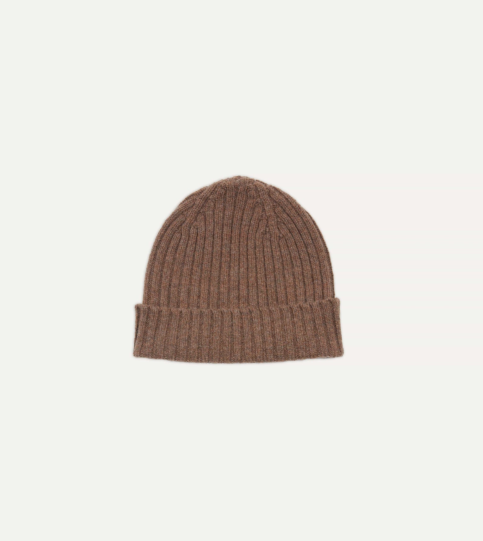 Lambswool Ribbed Knit Cap