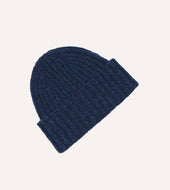 Ribbed Merino Donegal Knit Cap