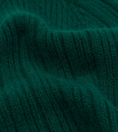 Angora Lambswool Ribbed Knit Cap