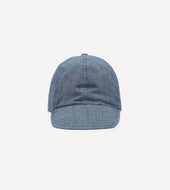 Câbleami Indigo 6oz Chambray Cotton Army Cap