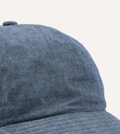 C Bleami 6oz Chambray Cotton Army Cap