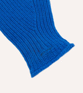 Lambswool Ribbed Knitted Gloves
