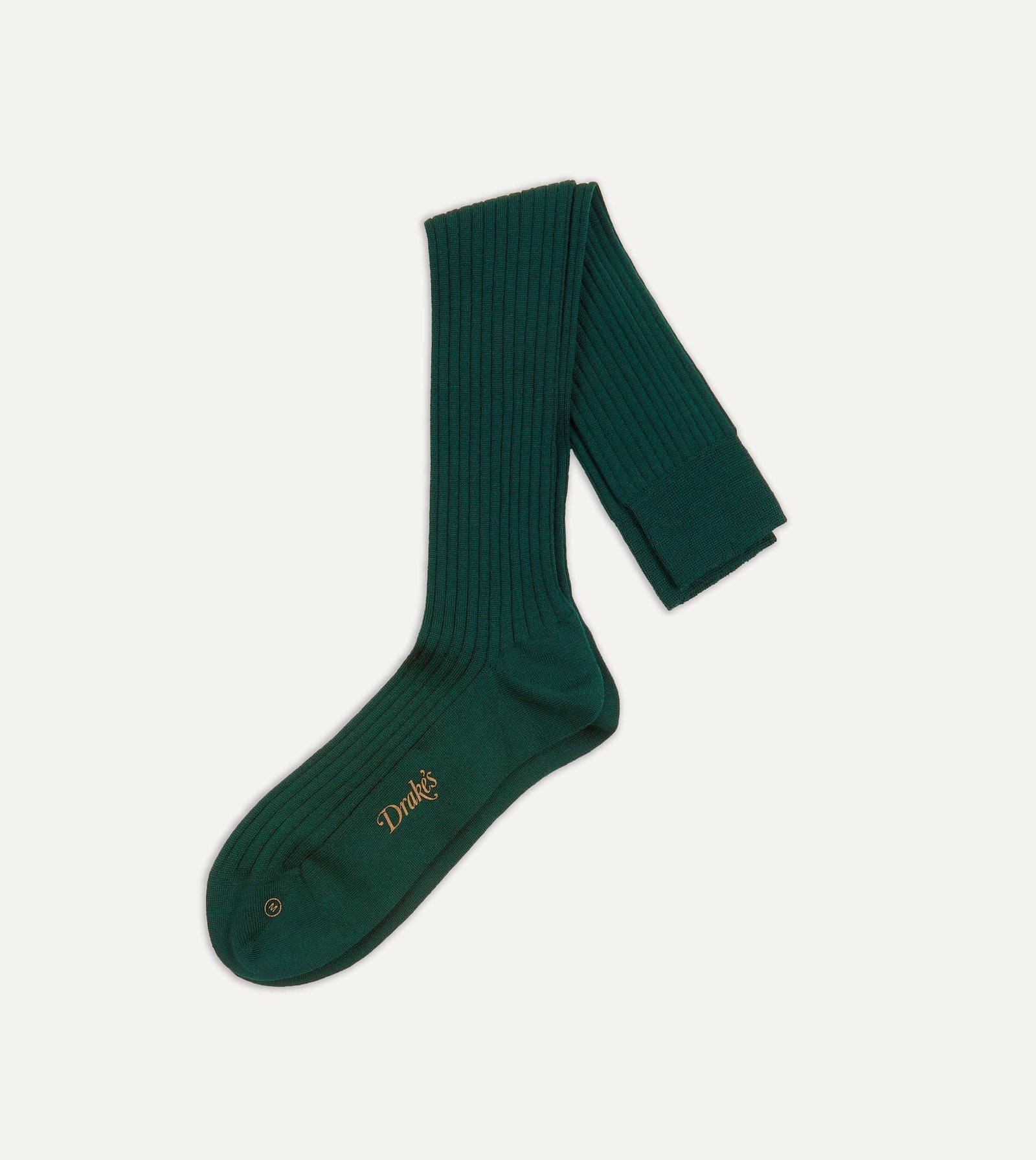 Dark Wool Over The Calf Socks