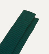 Dark Wool Over The Calf Socks